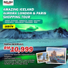 Amazing Iceland Aurora Hunting, London & Paris Shopping Tour